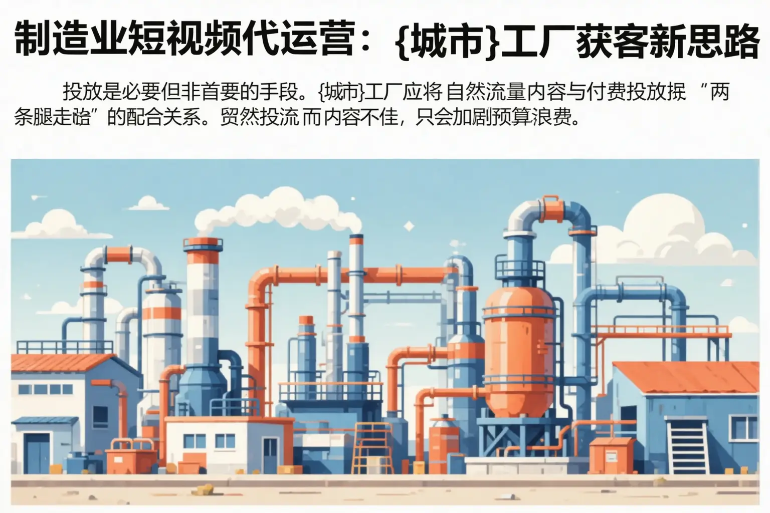 制造业短视频代运营：菏泽工厂获客新思路